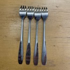 4 VINTAGE COLLECTABLE * WALLACE * STAINLESS STEEL FORKS 5.5” — photo 2