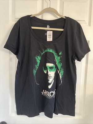 Torrid DC CW TV Arrow Black Scoop Neck T-Shirt Top Size 1 1X NWT