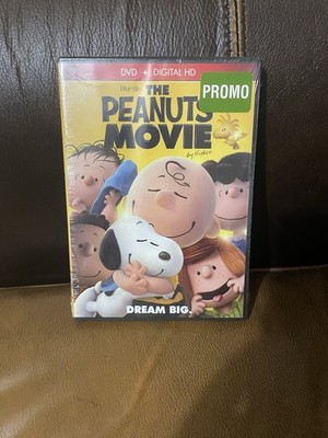 The Peanuts Movie NEW DVD Sealed Charlie Brown, Snoopy Dream Big Charles Schulz