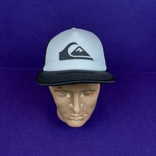Quiksilver Foamslayer Trucker Hat White Black Snapback