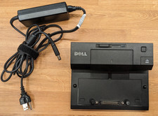 Dell E-Port Replicator Docking Station PR03X for Dell Latitude  HP Adapter Cord