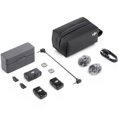 DJI Mic 2 (2TX + 1RX + ChargingCase) Advanced Mini Wireless