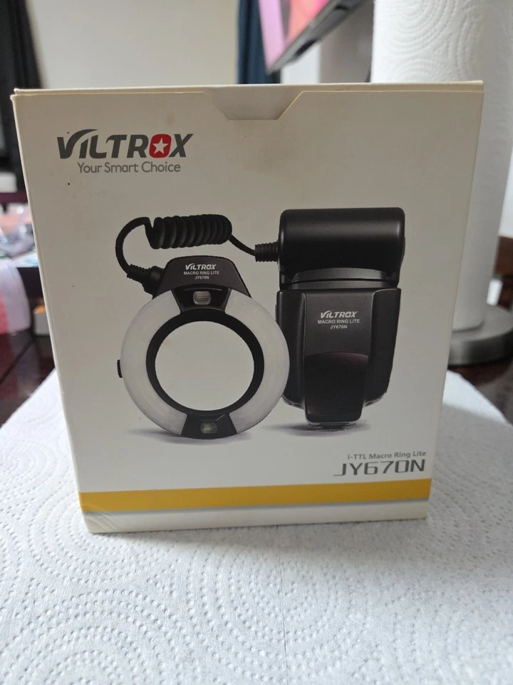 Flash anular macro Viltrox JY-670N, for Nikon (JY-670N) and Canon (JY-670C). - Image 4 of 4