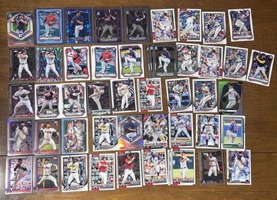 Atlanta Braves 50 Card Lot Olson /499 Carey /250 Ritchie Acuna Strider Hartman