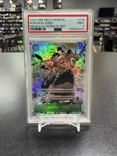 EN One Piece TCG Manga Roronoa Zoro Card OP06-118 Wings Of The Captain PSA 9