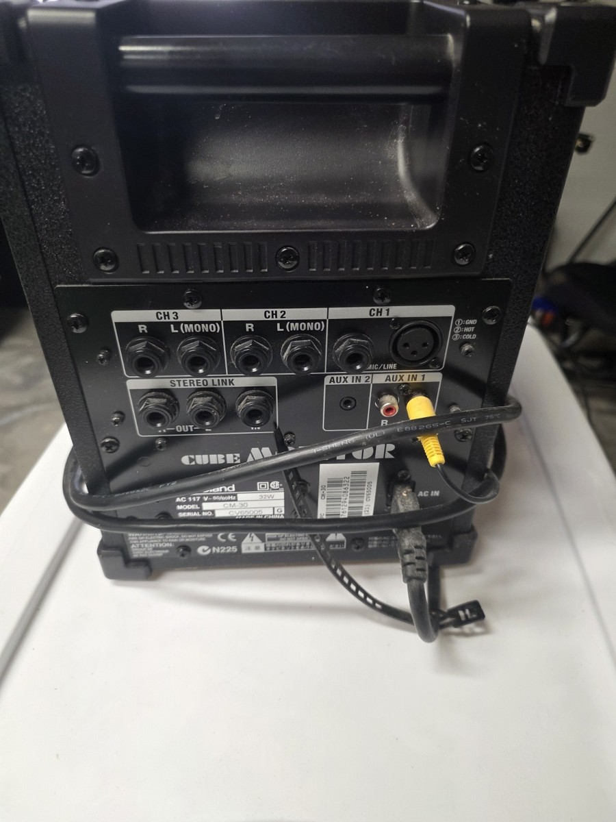 ROLAND CM-30 Portable Powered 30 W Expandable Cube Monitor