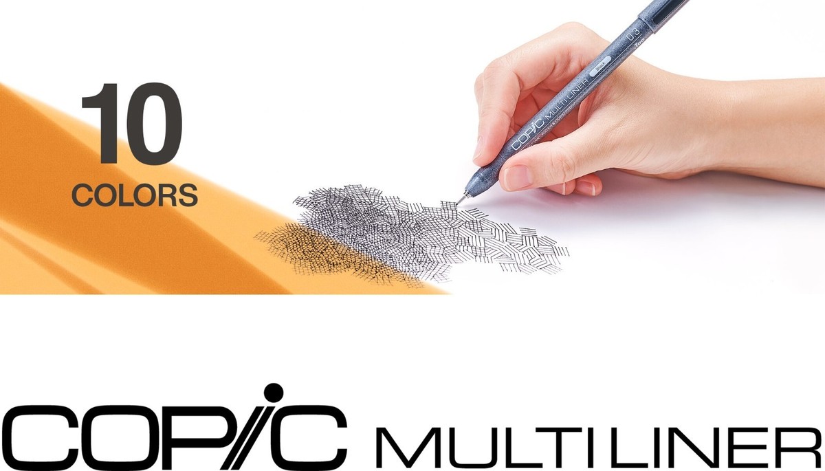 Too COPiC MULTI LINER 4p set / Free Select Made in Japan milli pen