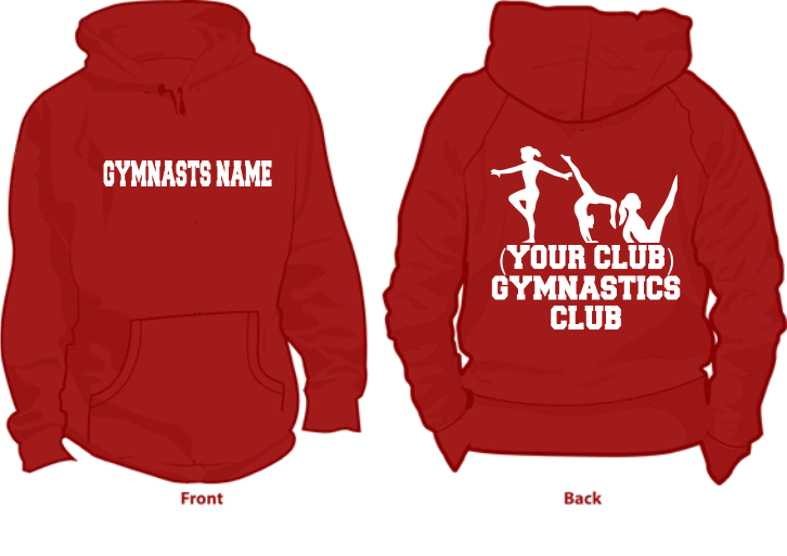 Personalised Gymnastics All in one with your Name and Club Name gym Pyjamas
