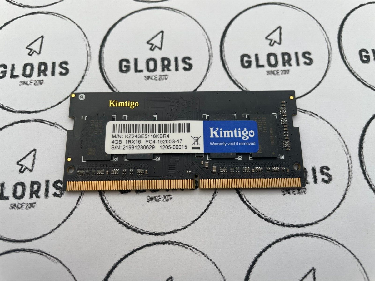 Kimtigo 4GB 1Rx16 DDR4 PC4-19200S-17 KZ24SE5116KBR4 Laptop Memory