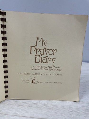 Vintage My Prayer Diary 1978 Garner & Young-Journal W/Pratical Guidelines Prayer - Bild 6 von 11