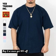 FB COUNTY MENS HEAVY HARD SHORT SLEEVE T SHIRTS HEAVYWEIGHT COTTON TEE SHIRT