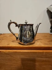 Vintage Atkinson Bros - Sheffield Silver-Plated Teapot - Engrave "M"
