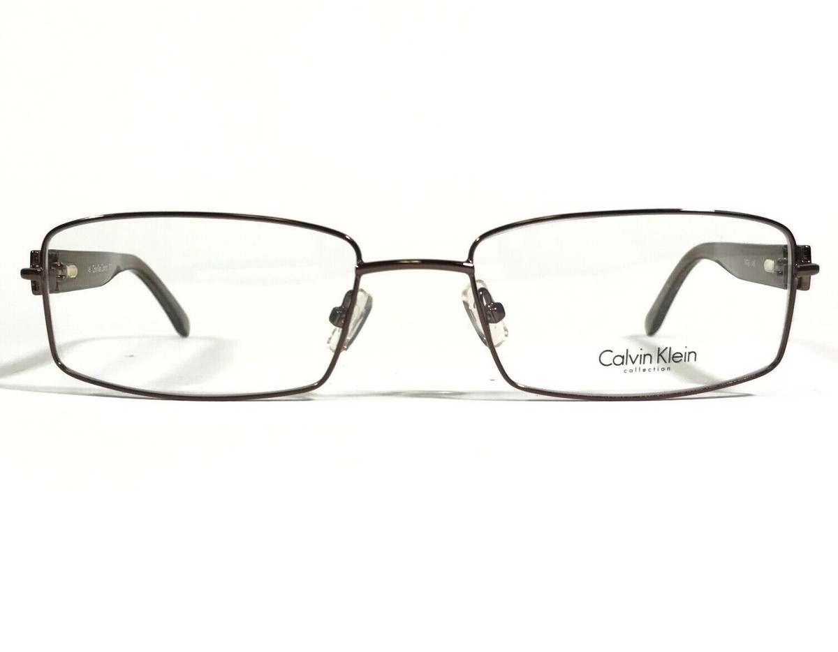 Calvin Klein CK7228 211 Eyeglasses Frames Brown Rectangular  display picture 3