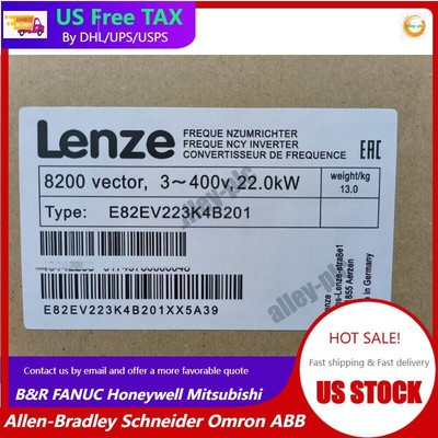 US Free TAX E82EV223K4B201 NEW LENZE E82EV223_4B201 Inverter 8200 vector 22.0kW