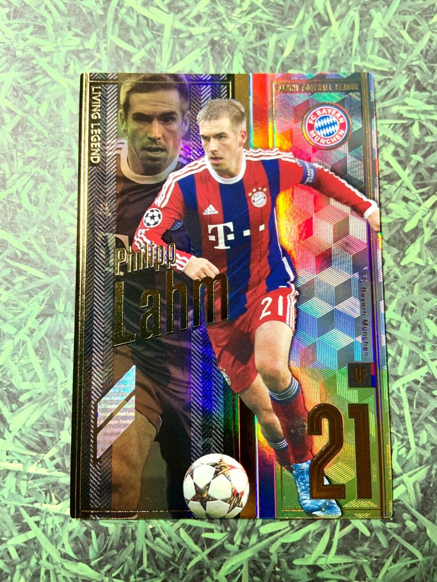 Panini Football League 2015 Philipp Lahm Bayern Munchen Refractor 
