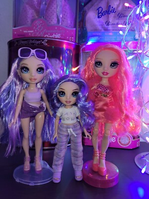 MGA Puppen Rainbow High Puppen, Rainbow World Dolls. Vitrinen Puppen  