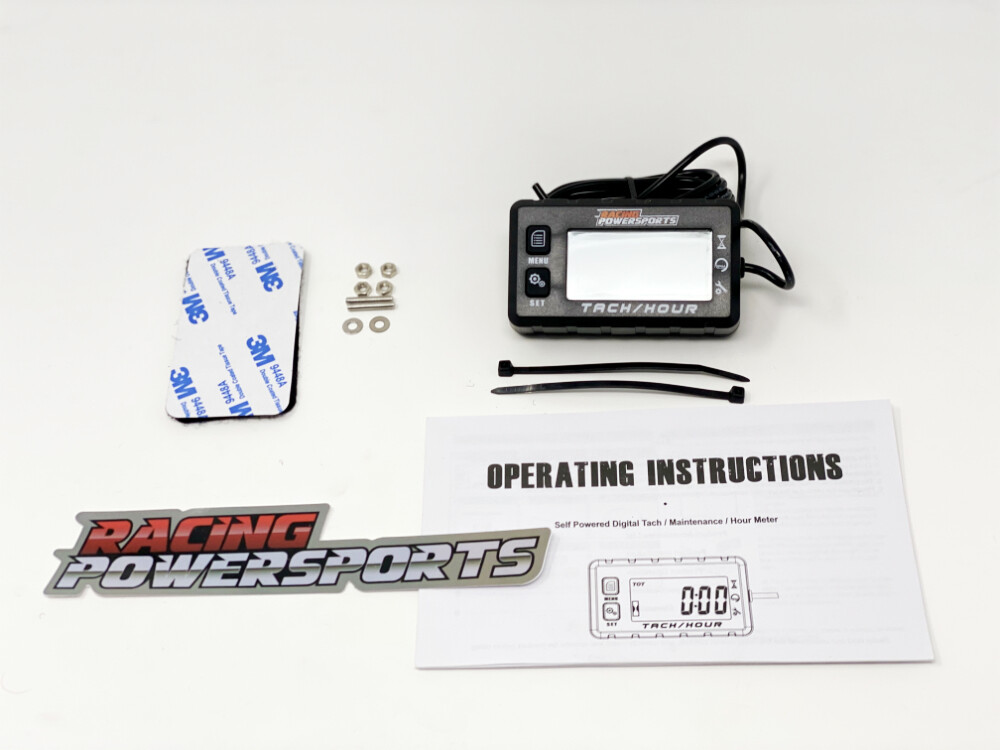 RacingPowerSports Engine Hour Meter & Tachometer Waterproof