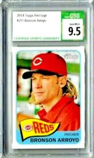 2014 Topps Heritage Bronson Arroyo CSG 9.5