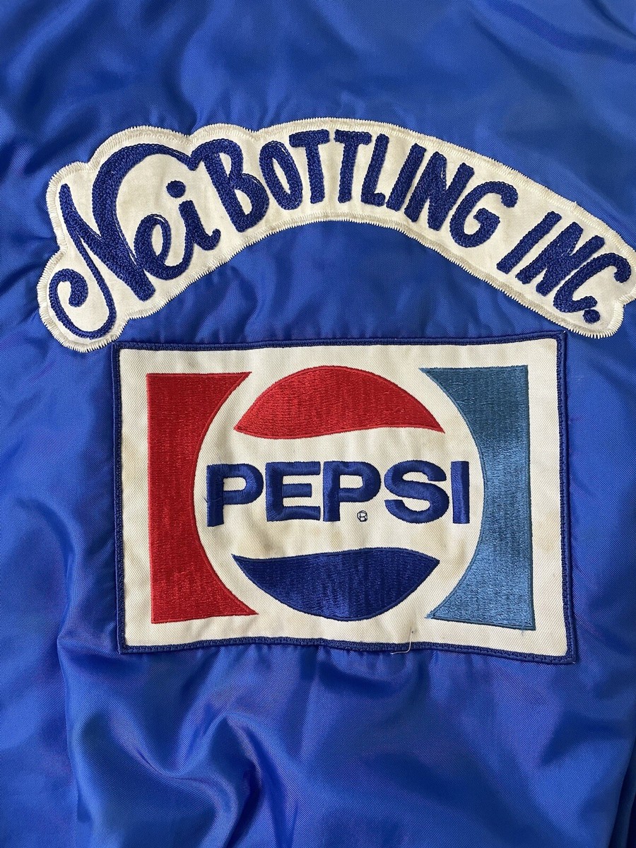 Vintage Pepsi Bottling Bomber Workers Jacket Size Large | eBay
