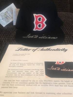 ted williams hat