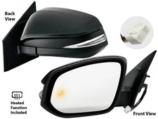 For 2015-2018 Toyota RAV 4 Door Mirror Power Heated BSD Signal Driver Left Side