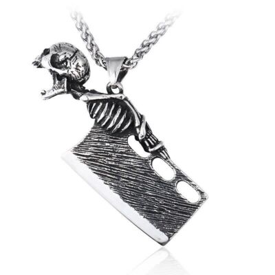 Stainless Steel Biker Skull Skeleton Beer Bottle Cap Opener