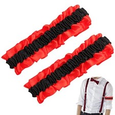 1 Pair Arm Garters for Men's Sleeve 1920's Armband Garter Shirt Holder