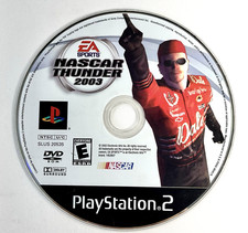Nascar Thunder 2003 Vintage Sony PlayStation 2 PS2 2002 Disc Only Tested