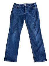 So Slimming by Chicos Womens Dark WashJeans Size 2 Regular
