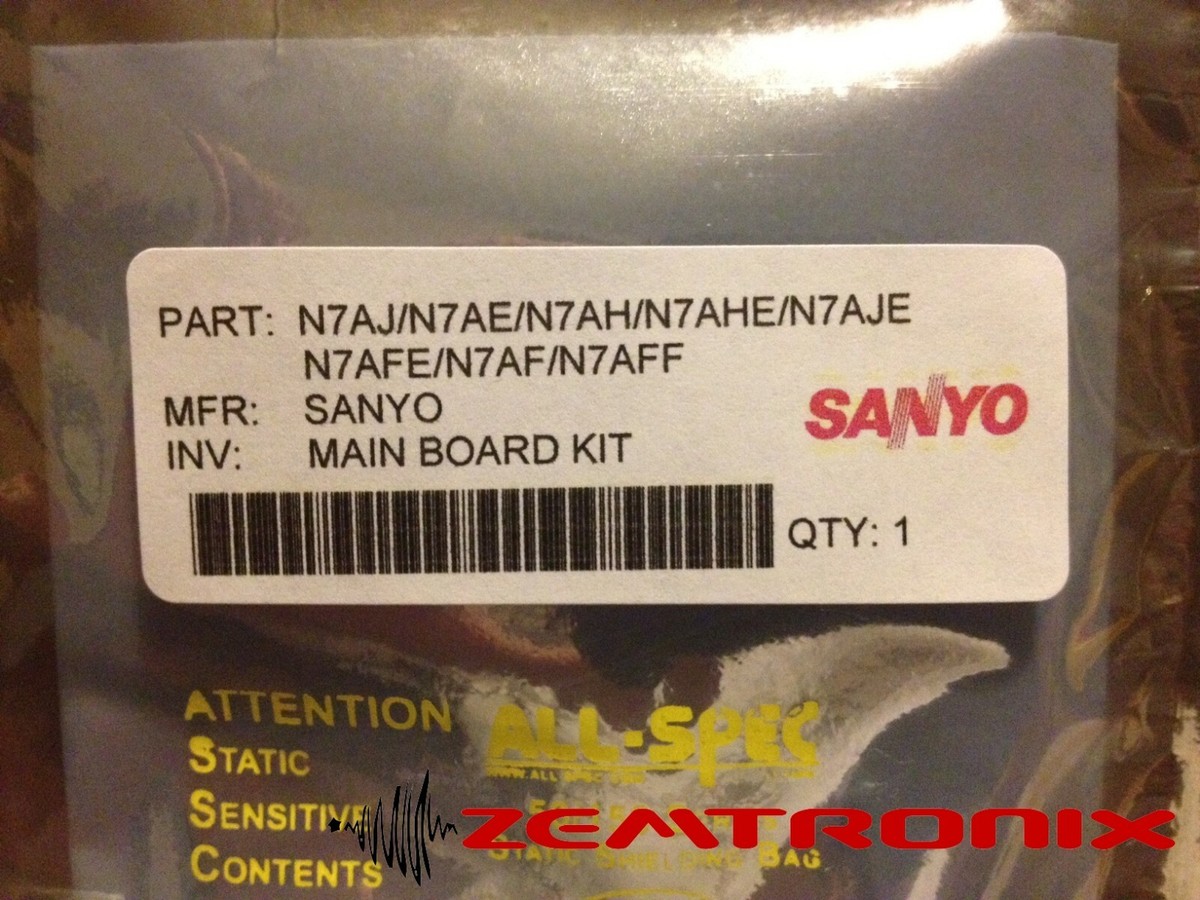 SANYO Main Board Repair Kit N7AJ / N7AE / N7AH / N7AHE / N7AJE