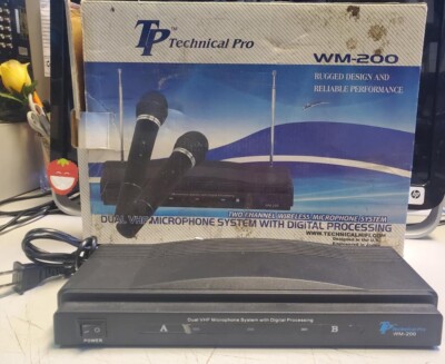Technical Pro WM-200 Wireless Microphone System Receiver Only. NOT TESTED
