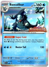 Baxcalibur SVP 019 Holographic Pre Release Promo Paldea Evolved Pokemon TCG NM