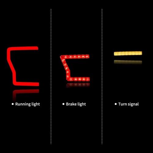 LED Tail Lights For Toyota 4Runner Animation Sequential Rear Lamps Ass Set 10-24 - Bild 7 von 8