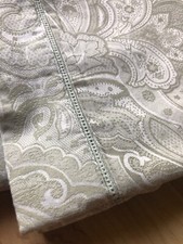 LAUREN Ralph Lauren SUITE Pale Sage Paisley Print Euro Shams 2 EUC