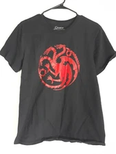 Game Of Thrones Targaryan Black Tshirt Size Large