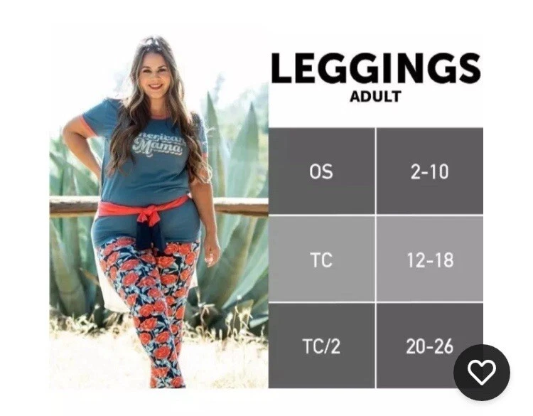 Nuevo LuLaRoe TC 2 Leggings de Navidad Verde con Púrpura y Papá Noel y Árboles en Diamantes Foto 3 de 3