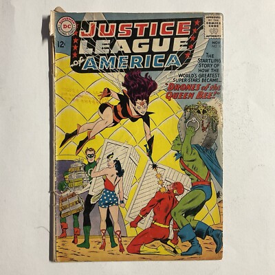 Justice League of America 23 1963 VG- very good- 3.5 Cover Tear