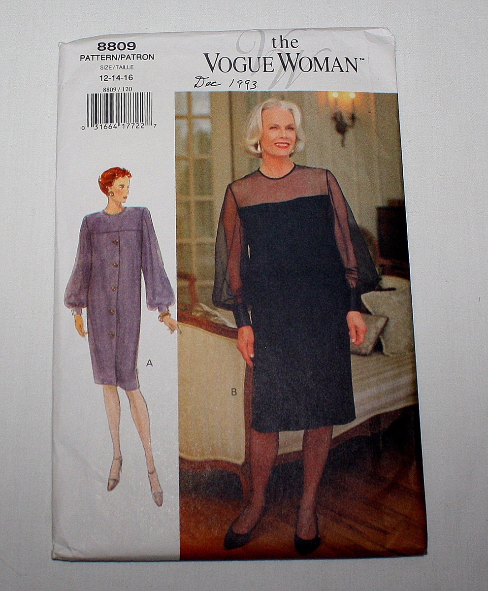 easy long sleeve dress pattern Ella dress PDF sewing pattern – Silversaga Patterns main image 1