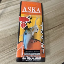 DISCONTINUED Jackall ASKA 50SR Sparkle SS Shad Crankbait 1/4 Oz 2”  Dives 4ft