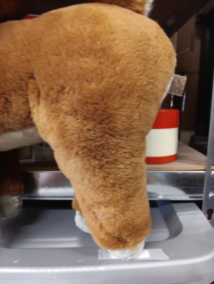 Campana de juguete de peluche Applause Rodolph el reno nariz roja 215122  Foto 3 de 4