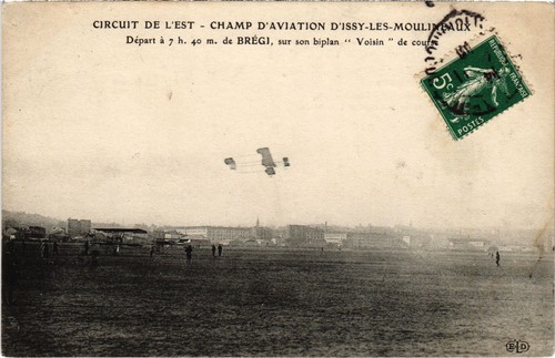 CARTE POSTALE CPA 1926 AVIATION DIRIGEABLE ISSY-LES-MOULINEAUX
