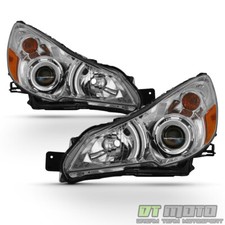 For 2010-2014 Subaru Legacy Outback Projector Headlights Headlamps 10-14 Pair