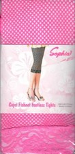 1 Pack Women's Plain Capri Fishnet Footless Tights,Multiple Colors,One Size
