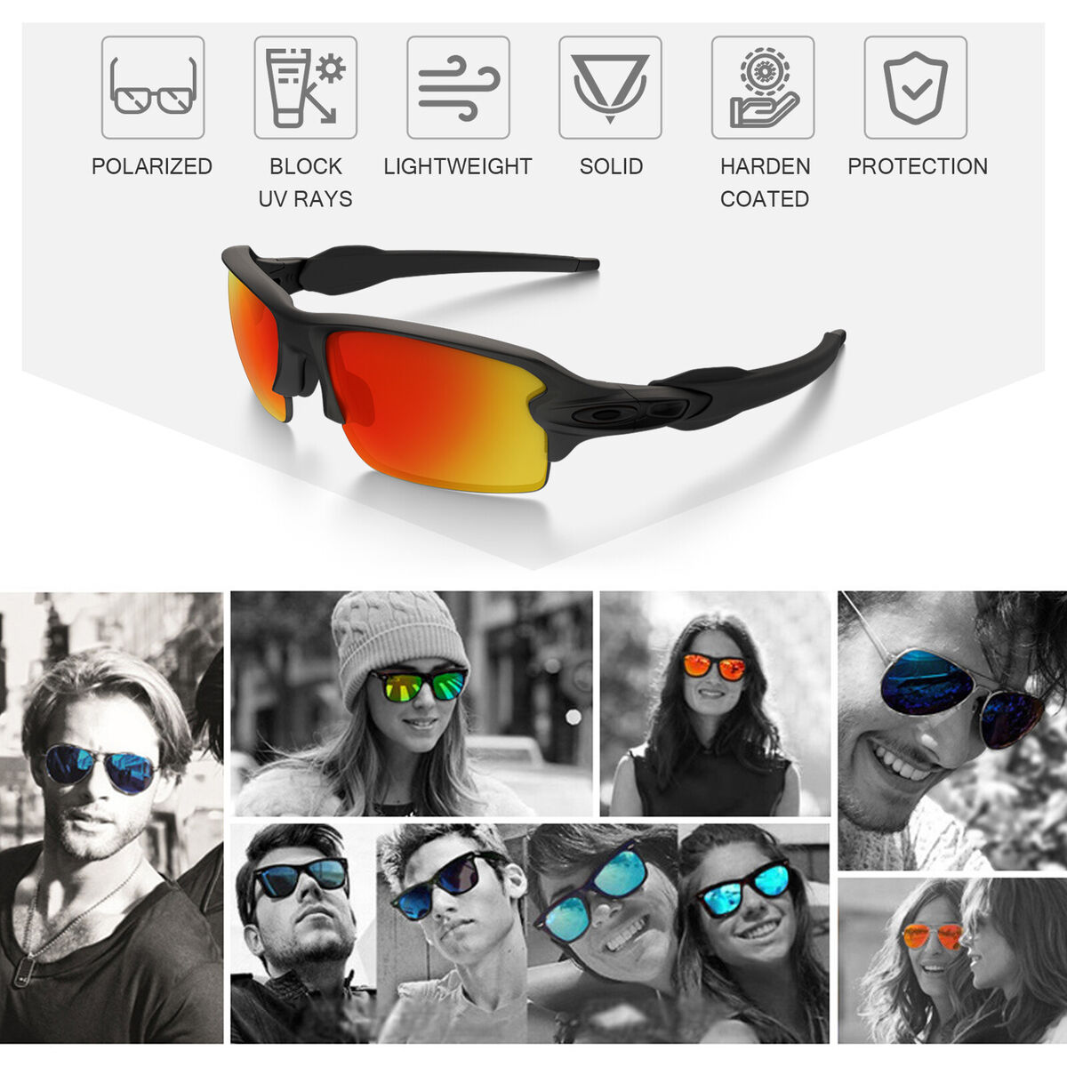 Buy Oakley Flak 2.0 XL, Vented Sunglass Lenses