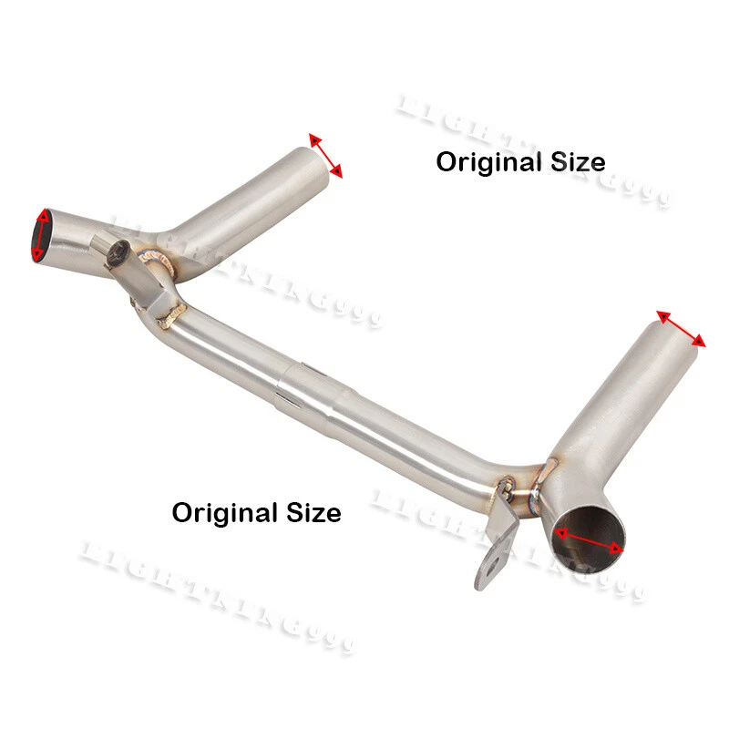 Tubo de escape de enlace medio deslizante para Triumph Thunderbird 1600 2009-2019 Foto 2 de 4