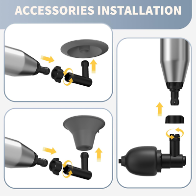 #ad Toilet Plunger Drain Clog Remover High Pressure Air Drain Blaster with Real... $39.95