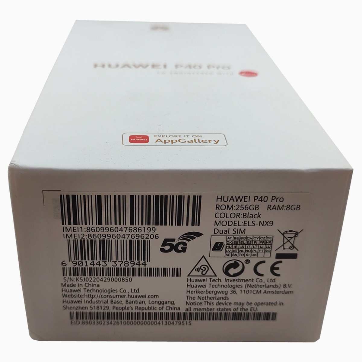 Huawei P40 Pro 5G Dual Sim 256GB Black ELS-NX9 Factory Unlocked | eBay