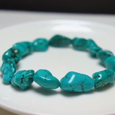 Turquoise Irregular Bracelet Men's and Women's Rough Stone Random Bracelet