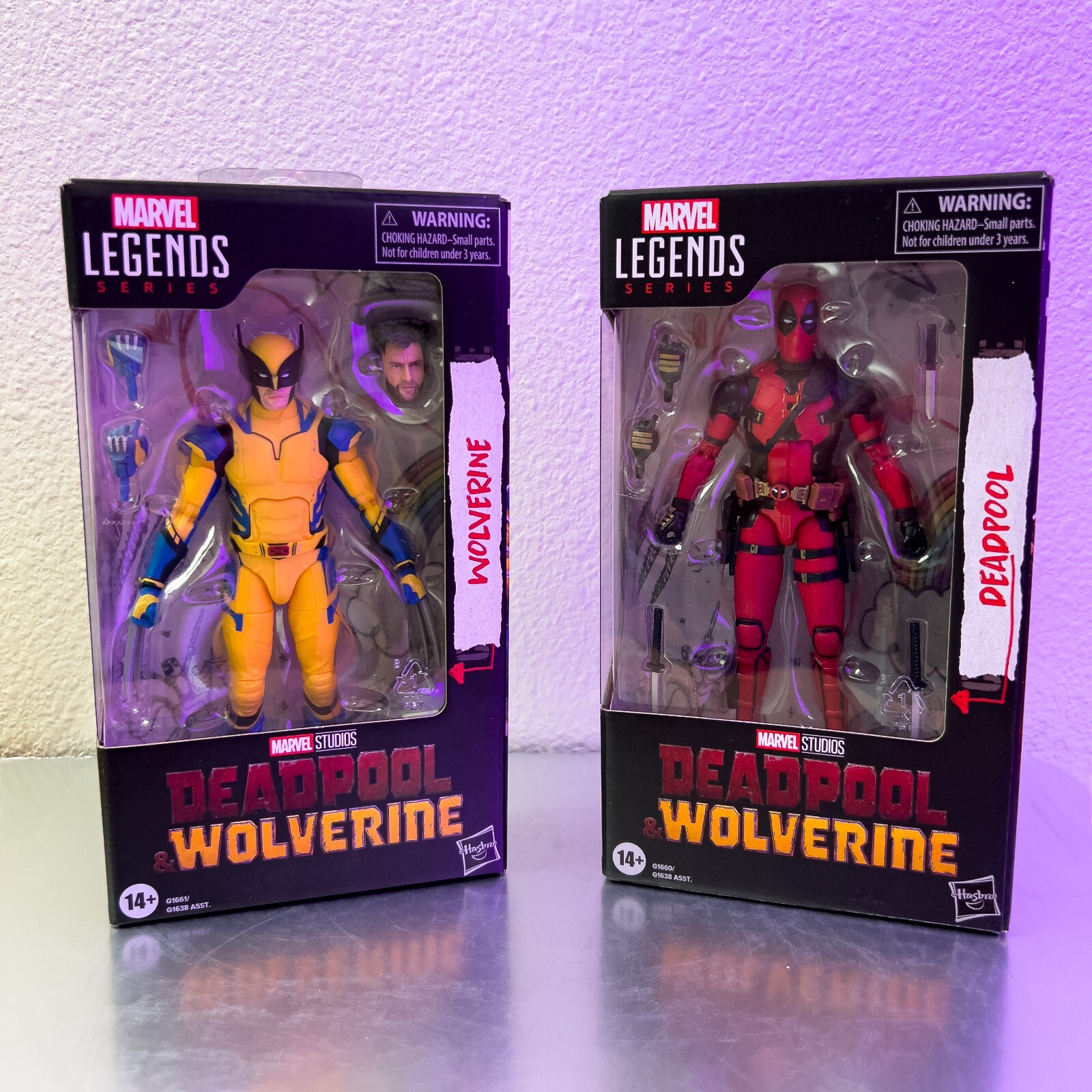 Deadpool and Wolverine Marvel Legends 2-Pack Action Figure Set