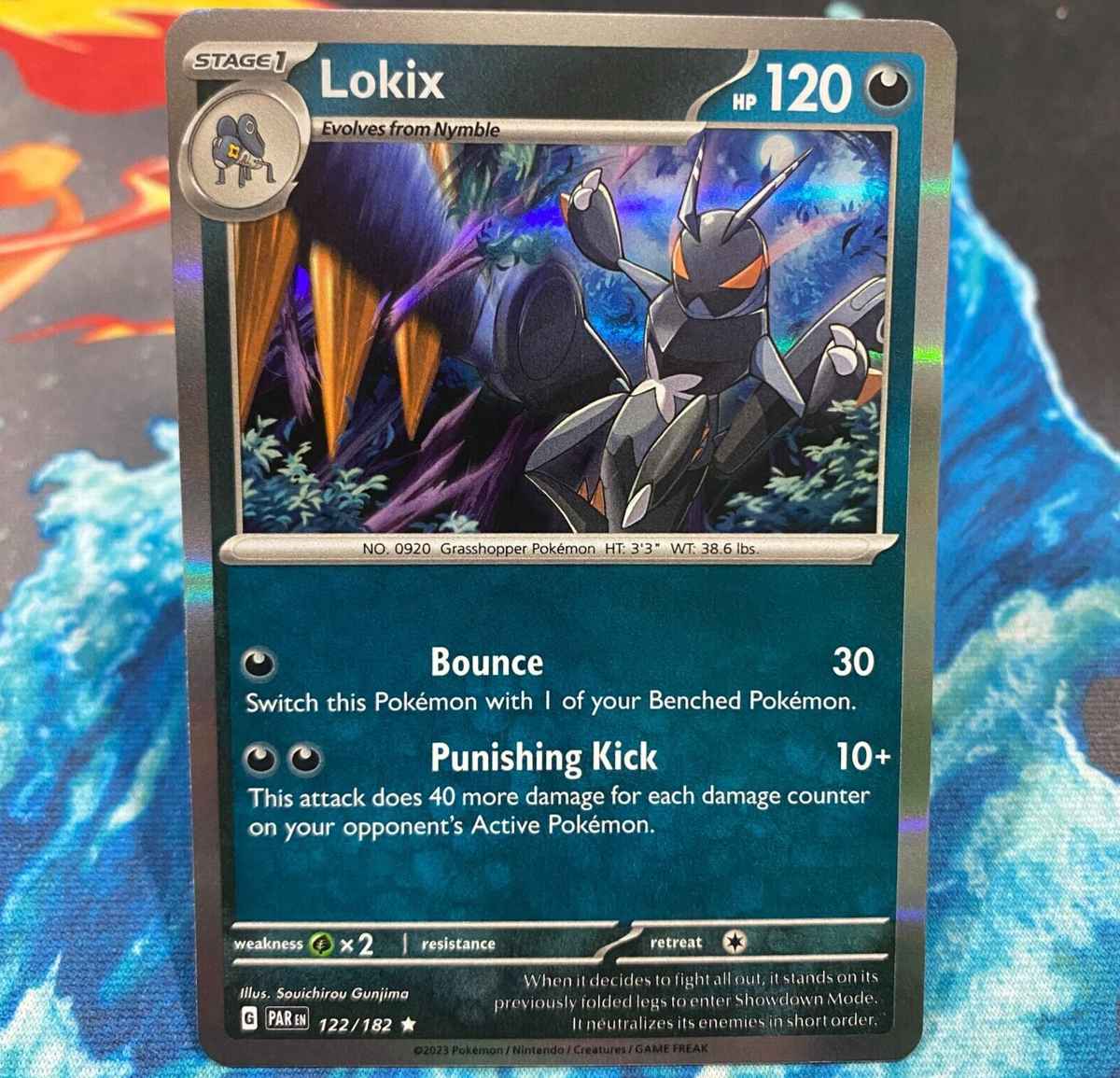 lokix pokemon card price Lokix Holo Rare Pokemon Card Paradox Rift 122/182 NM